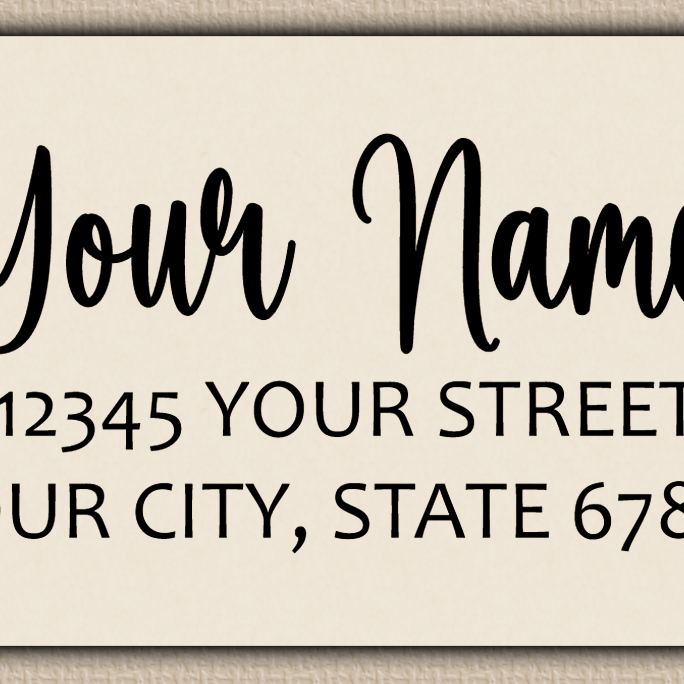 Ivory Charming Bouncy Script ReturnAddress Labels