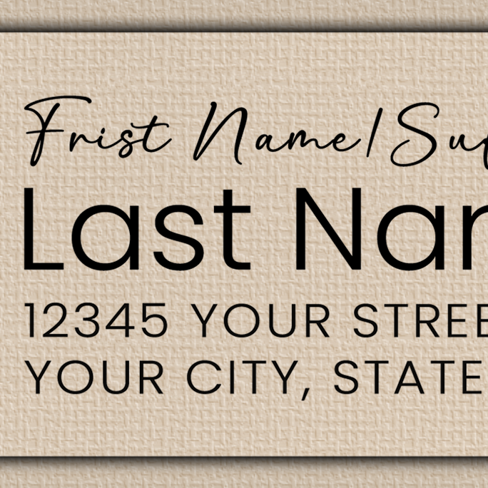 Clear Glossy Daffodils Line Art Return Address Labels