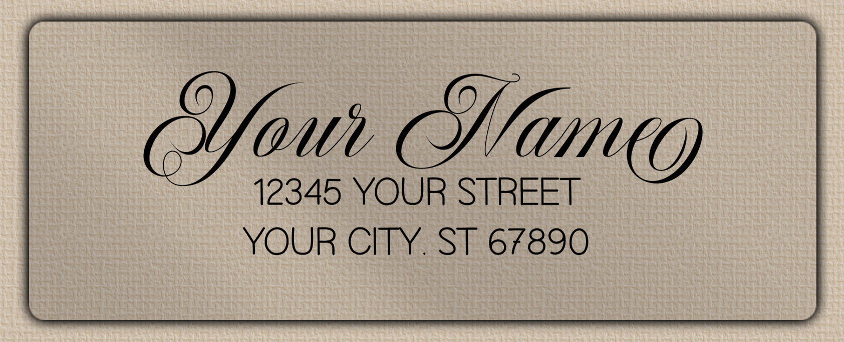 Clear Matt Romantic Handwriting Script Return