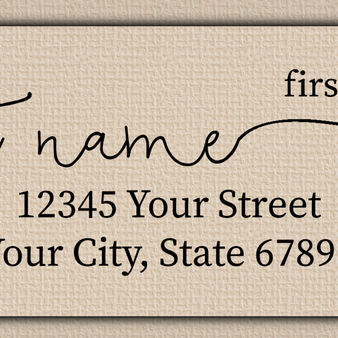 Clear Glossy Casual Modern Monoline Return Address Labels