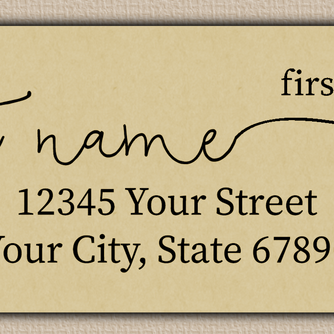Ecru Casual Modern Monoline Return Address Labels