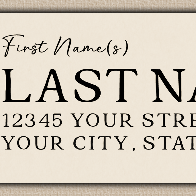 Ivory Heart Flowers Bouquet Line Art Return Address Labels