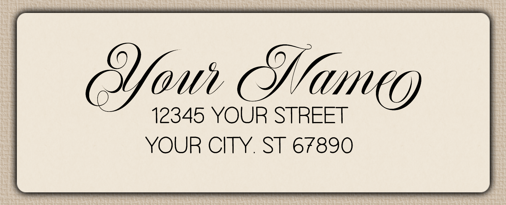 Ivory Romantic Handwriting Script Return