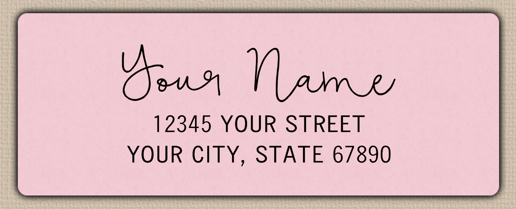Pink Fancy Monoline Script Return