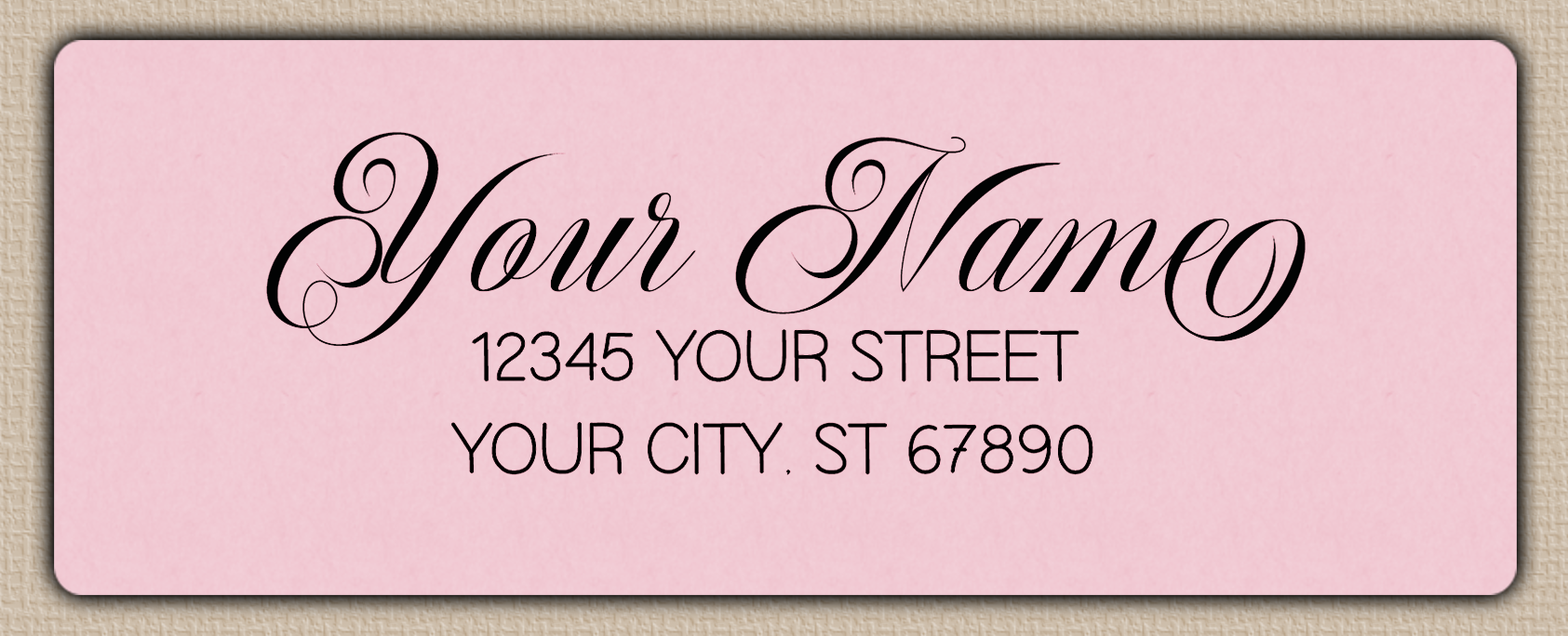 Pink Romantic Handwriting Script Return