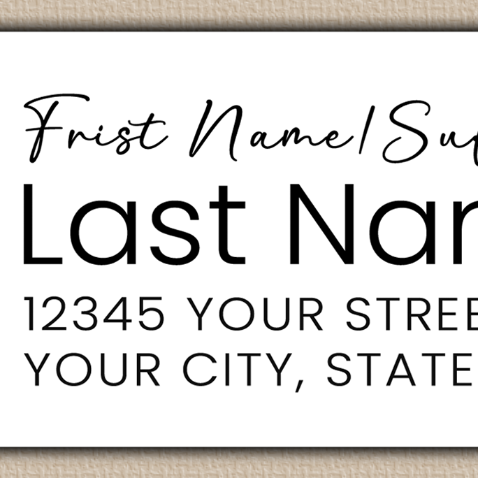 White Daffodils Line Art Return Address Labels