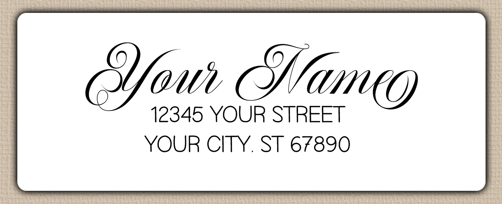 White Romantic Handwriting Script Return