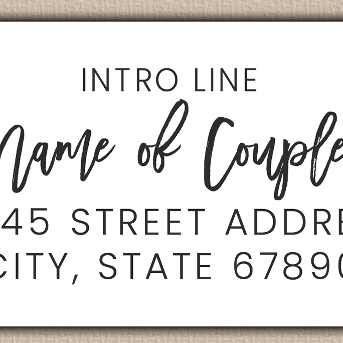 White Modern Script Save The Date Return