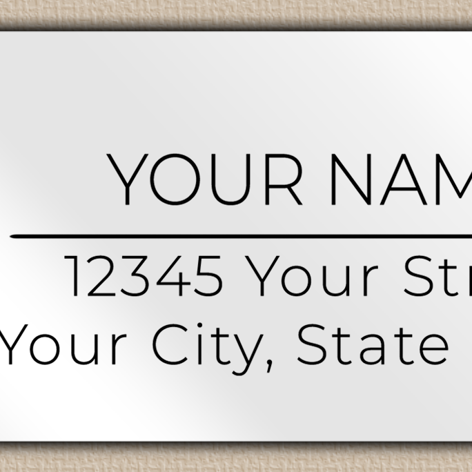 White Glossy Gerber Daisy Line Art Return Address Labels