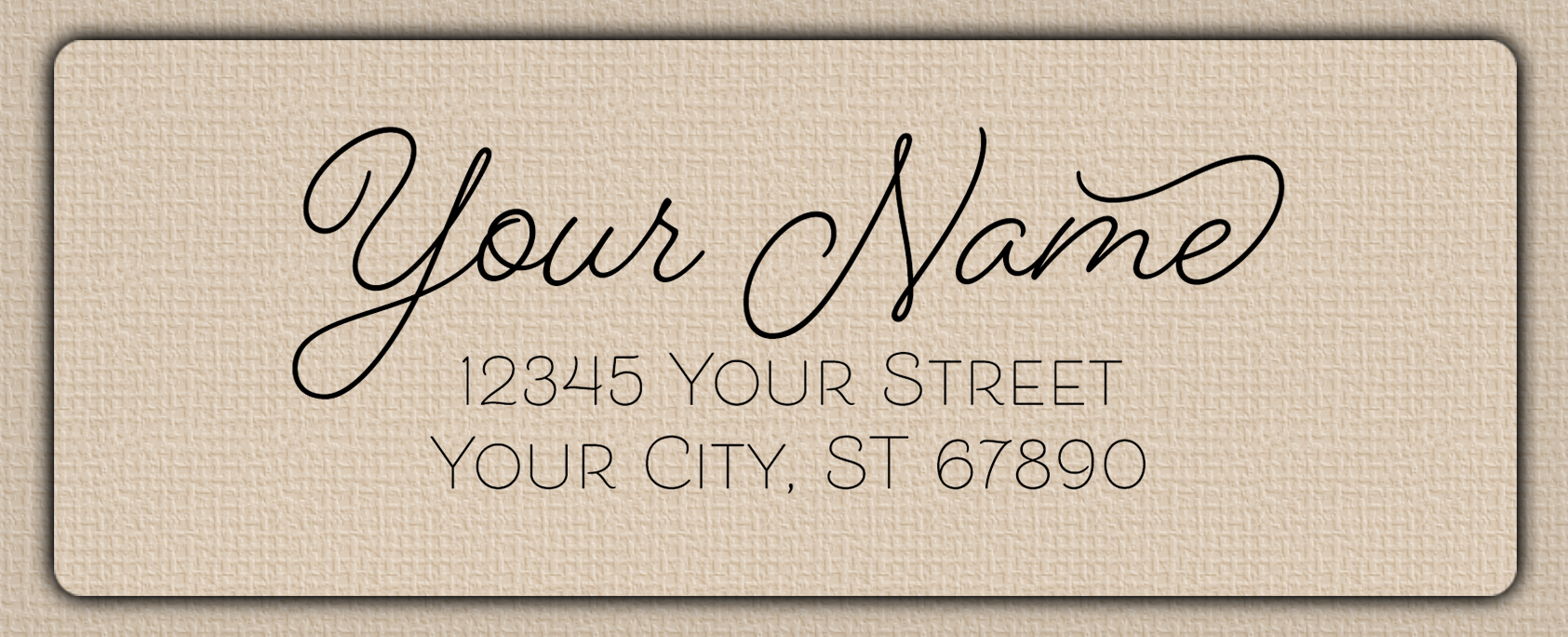 Clear Glossy Romantic Monoline Script Return