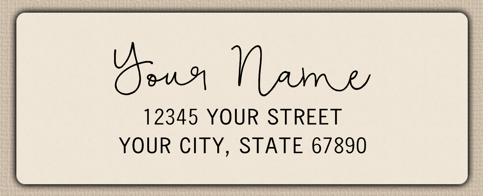 Ivory Fancy Monoline Script Return