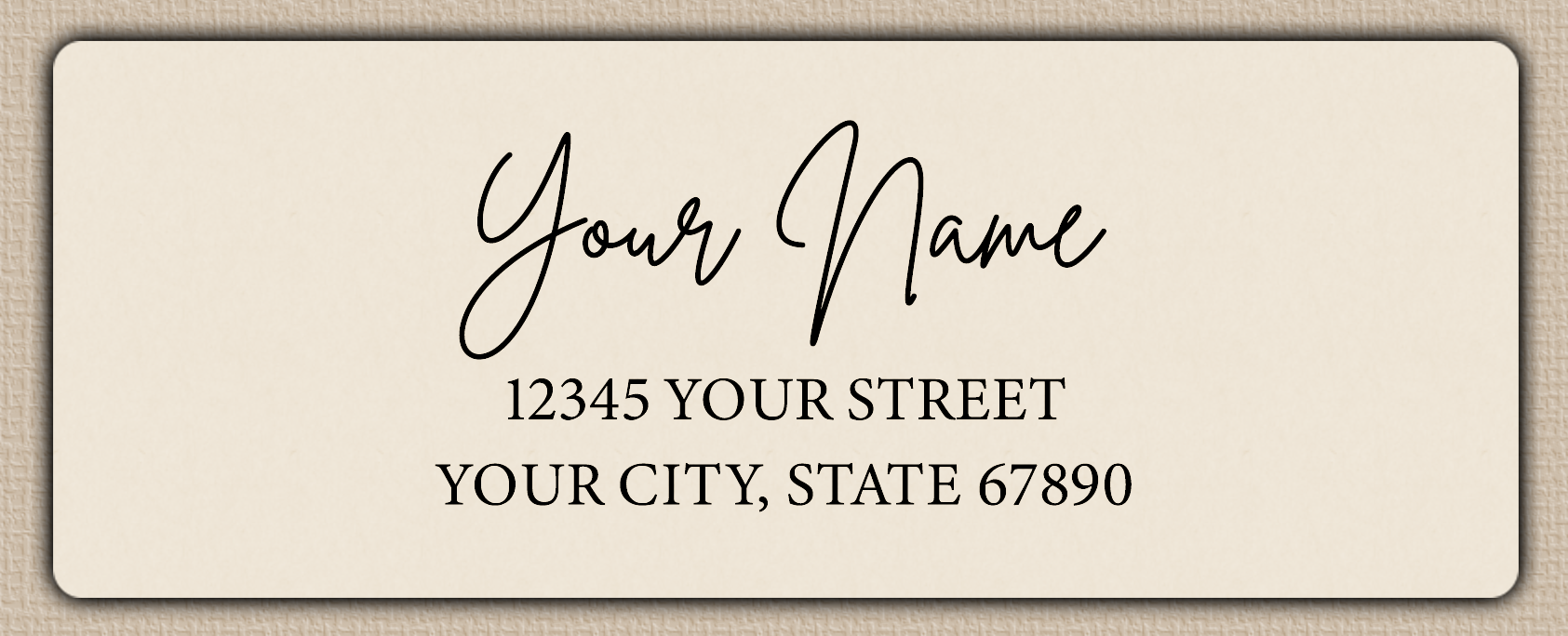 Ivory Fashionable Signature Script Return