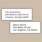 Cute Rustic Typewriter Return Address Labels